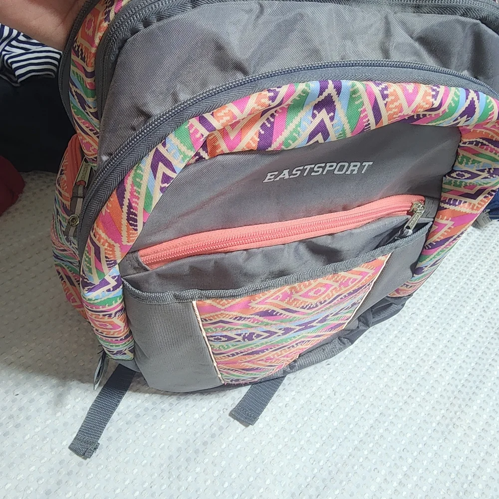 EASTSPORT EUC XL TEAL BACKPACK WITH LAPTOP SLEEVE BAG